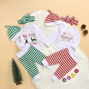 My First Christmas Stripe Pants